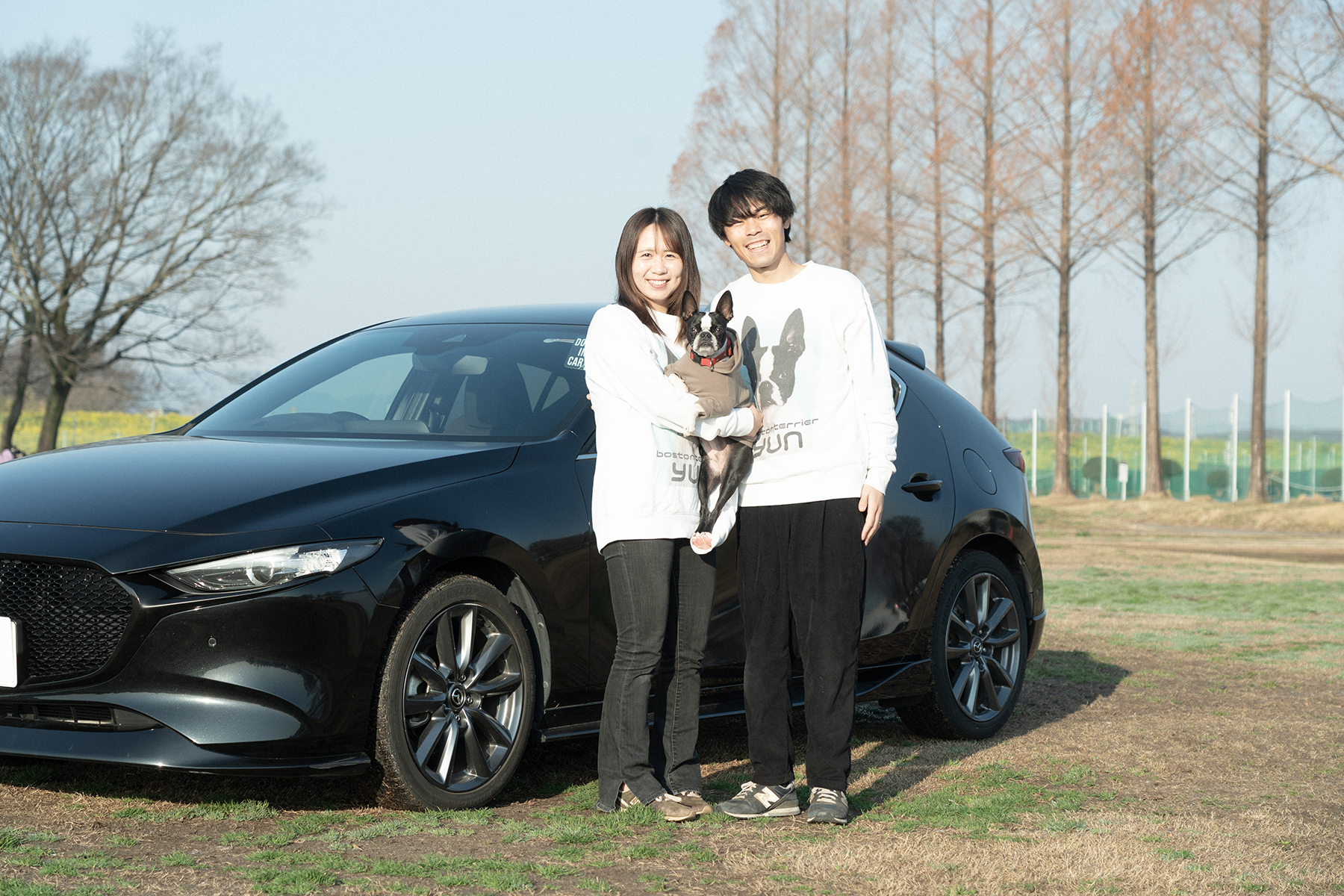 ファミリー with マイカー(Jack Russell Terrier)