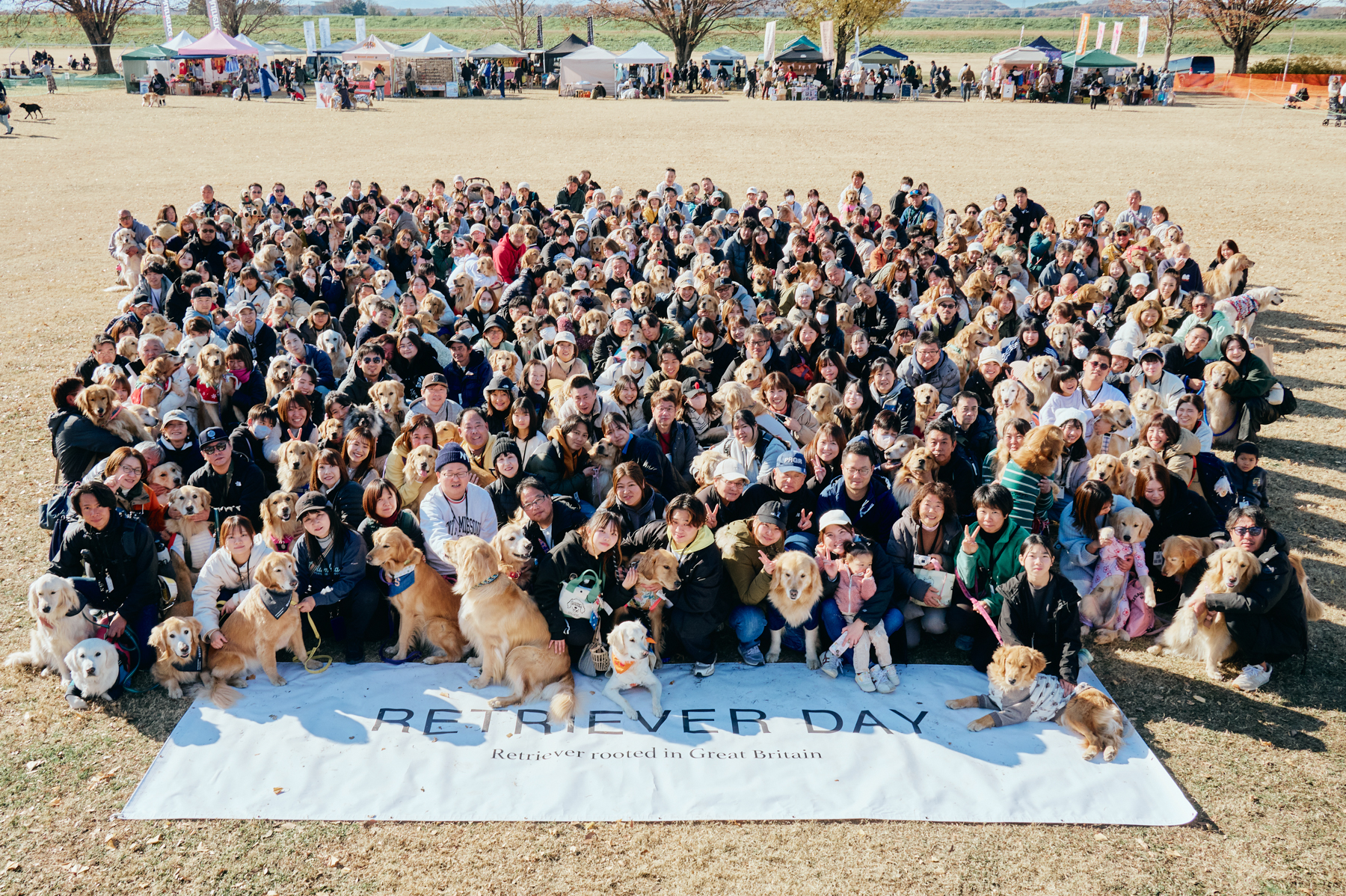集合写真撮影(Retriever Day)